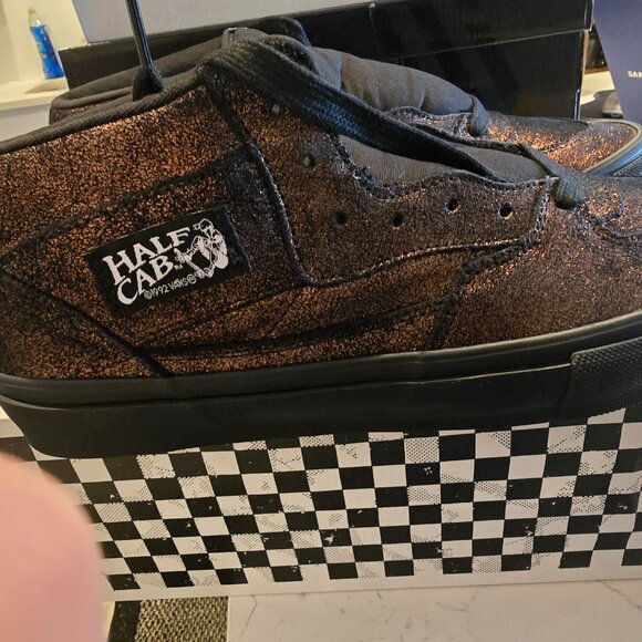 Vans Skate Half Cab Metallic Bronze VN0A2Z34B0Z Men's Size 10 Skate Shoes NEW - Picture 2 of 13
